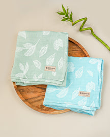 Gift Set of 2 Jacquard Bamboo Bath Towels