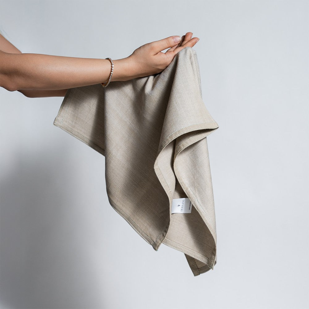 Set of 2 Bamboo Hand Towels | Olive