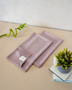 Set of 2 Bamboo Hand Towels | Plum