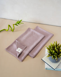 Set of 2 Bamboo Hand Towels | Plum