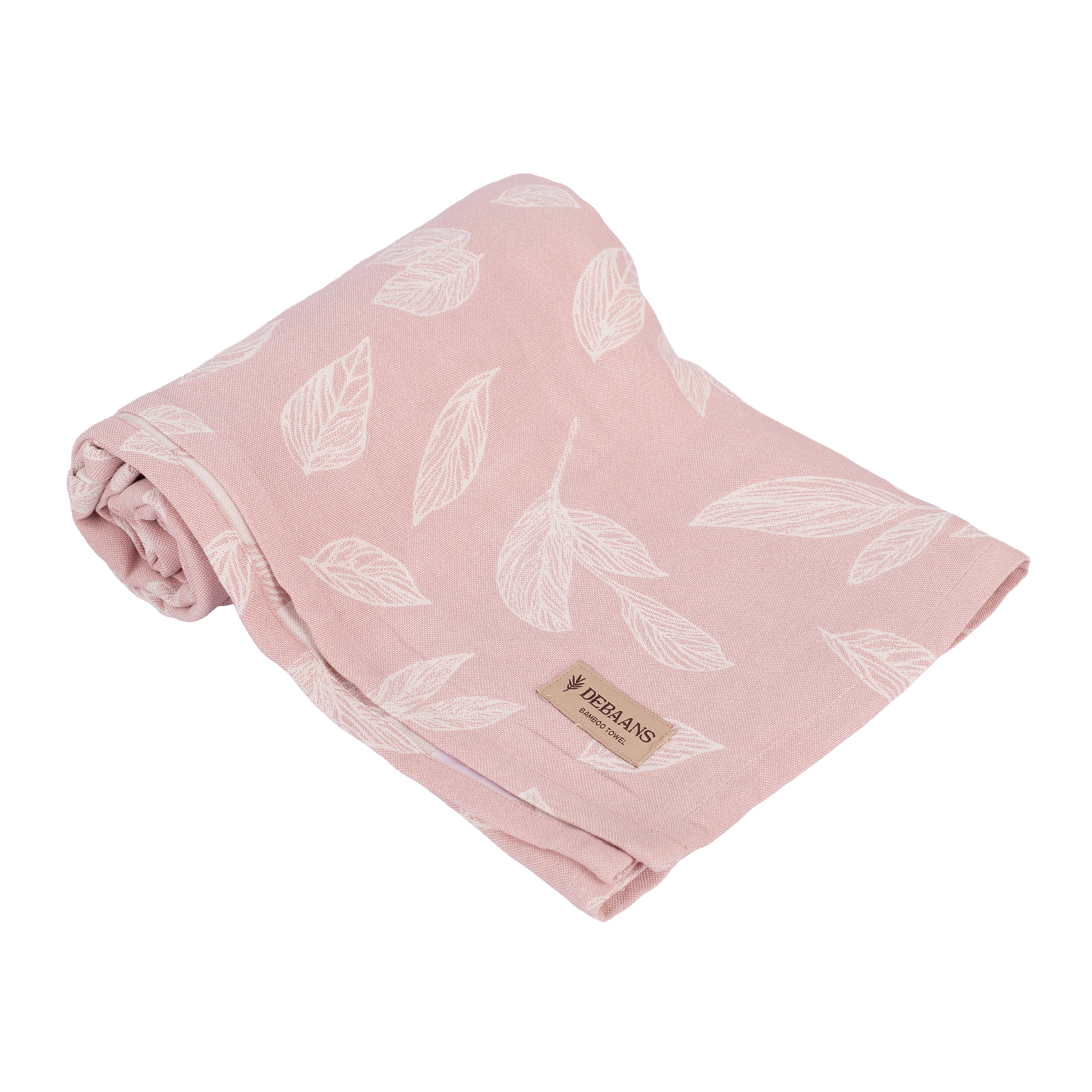Botanica Jacquard Bamboo Bath Towel | Blossom Pink