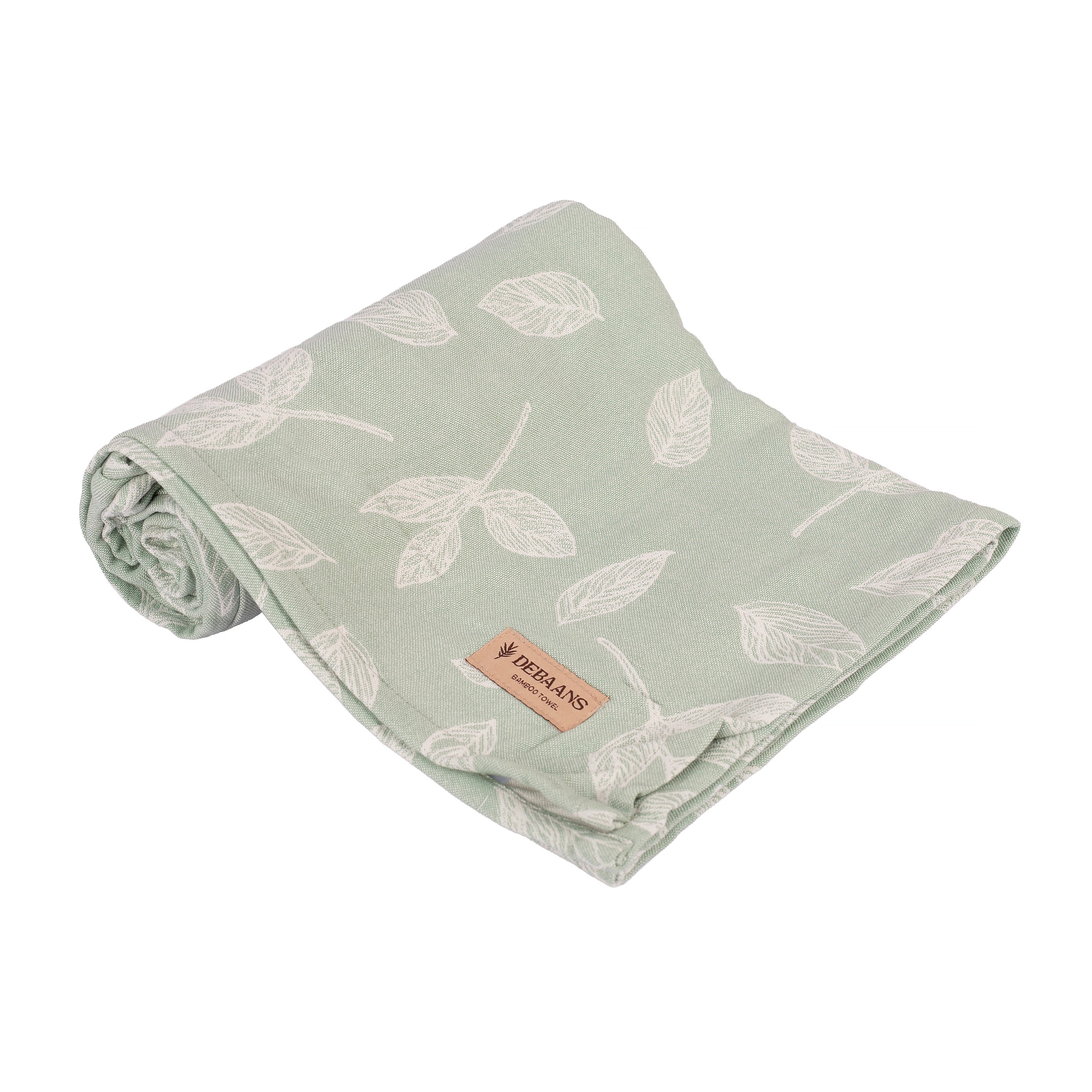 Botanica Jacquard Bamboo Bath Towel | Meadow Green