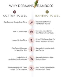 Pink bamboo bath towel Debaans
