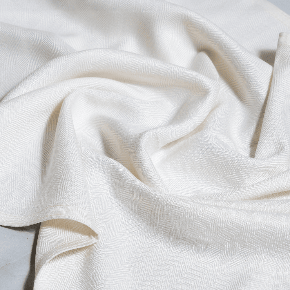 Set of 4 Hand Towels – White