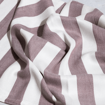 Set of 4 Hand Towels‚ Plum stripes