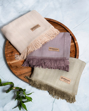 Plum, Olive, Beige